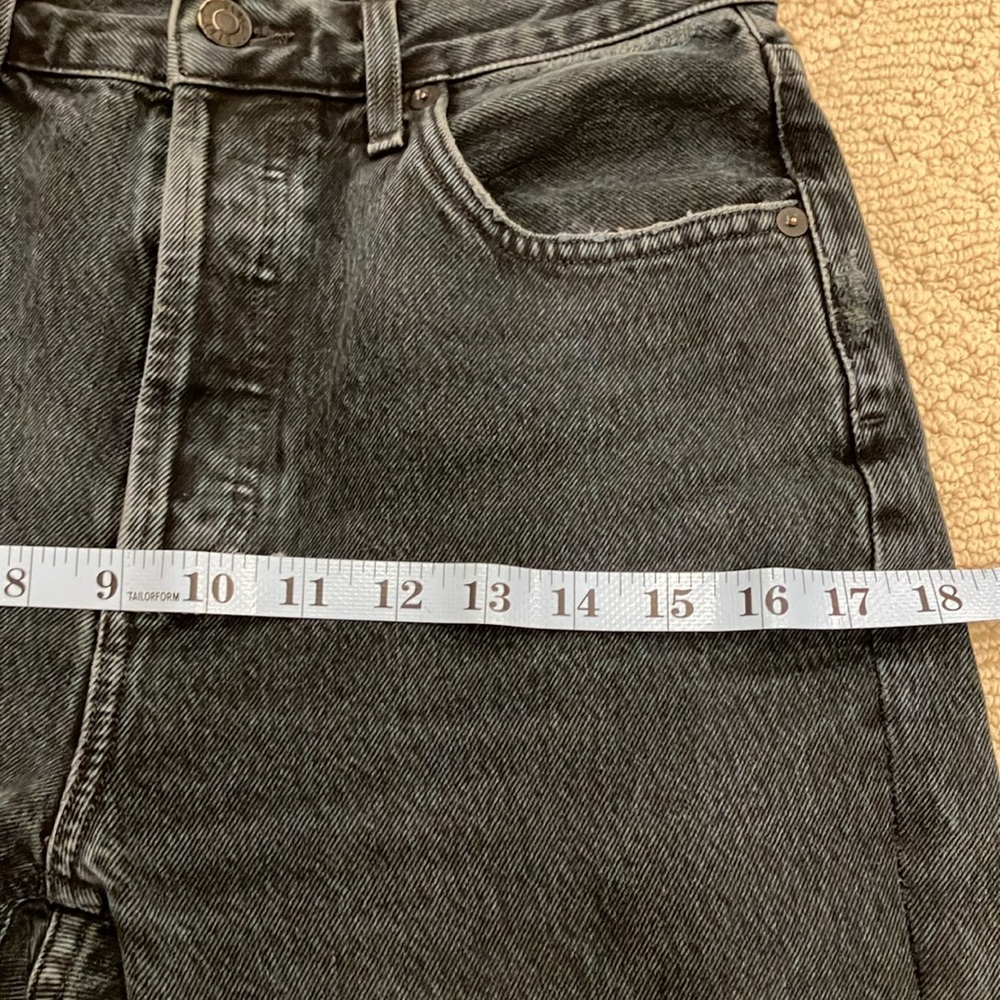 Agolde Riley Jeans 26 washed black - Picture 10 of 13